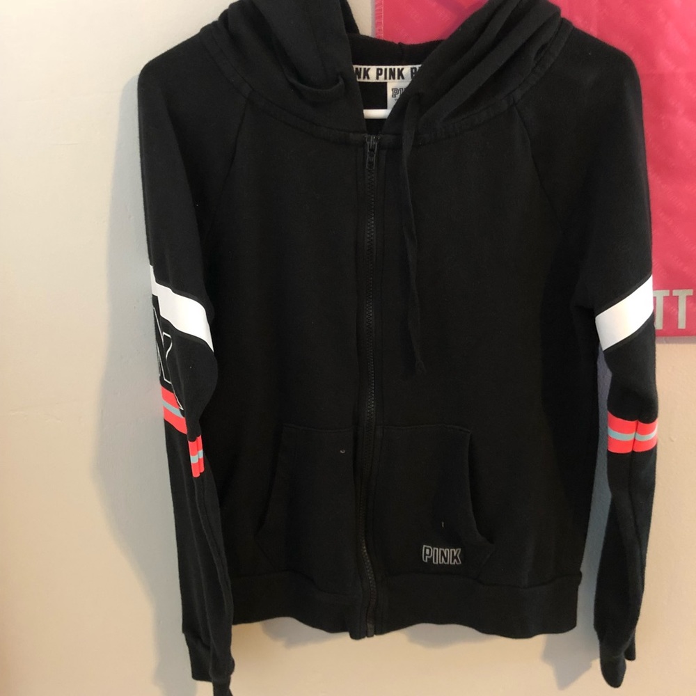 Pink zip up jacket